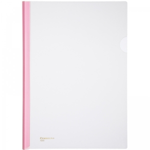 齐心 A858 大容量加厚型报告夹 A4 抽杆式抽杆夹 80张  10个